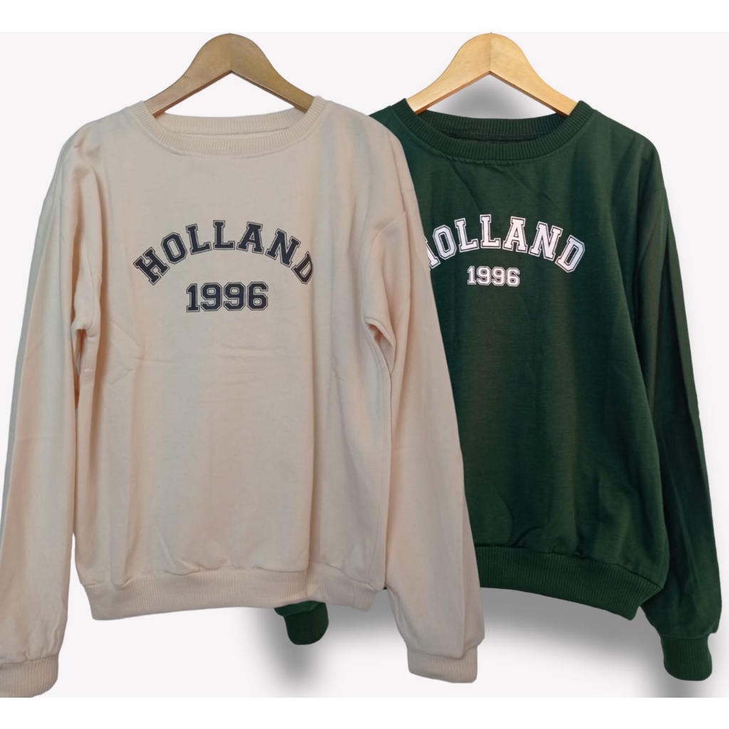 Sweater Crewneck Holland - Sweater Crewneck Sweatshirt Cowok Cewek - Pria Wanita OOTD - Baju