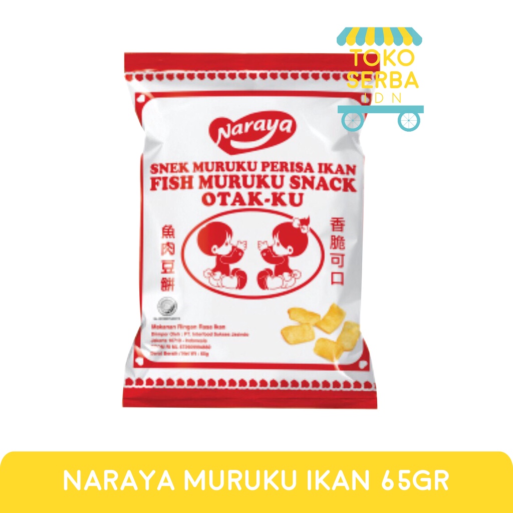 

NARAYA MURUKU IKAN ORIGINAL 65gr / Fish Snack Otak-ku