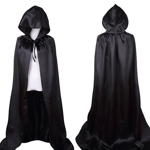 jubah hitam halloween