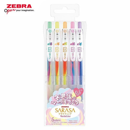

AZ - Pulpen Zebra Sarasa Clip 05 MARBLE SET 5