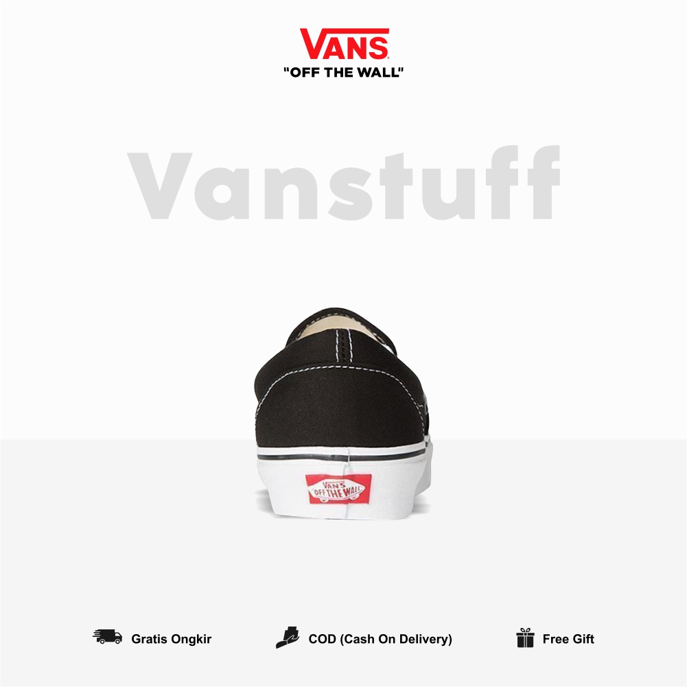 Vans Old Skool Classic Black White Pria Wanita Original 100 BNIB Globat Market Authentic Guarated Vanss Ori Ols School Item Putih