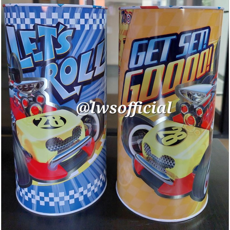 BAZAR CELENGAN KALENG TECHNOPLAST BESAR MOTIF / CELENGAN ANAK / CELENGAN KALENG