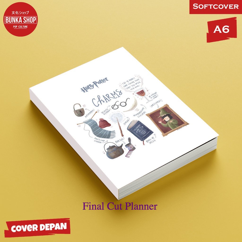 

Pocket Note Harry Potters Doodle Charm Softcover A 6 Buku tulis catatan Notes Agenda Planner Jurnal