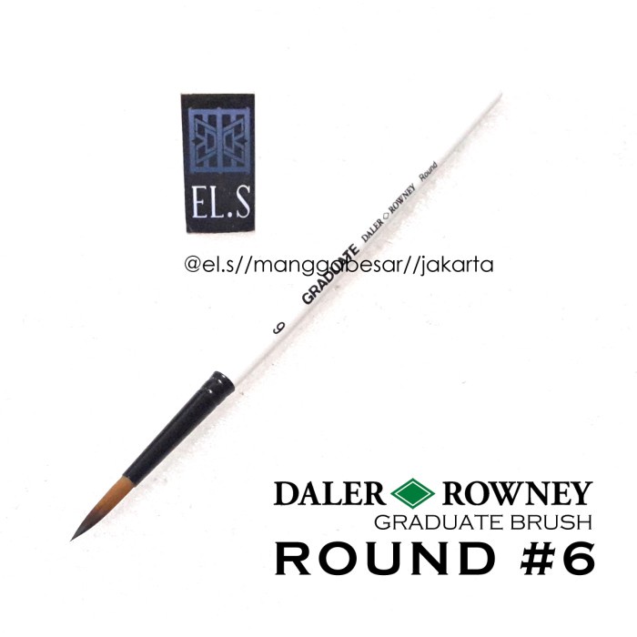 

Dijual Daler Rowney Graduate Brush Round 6 (Kuas Lukis) Bagus