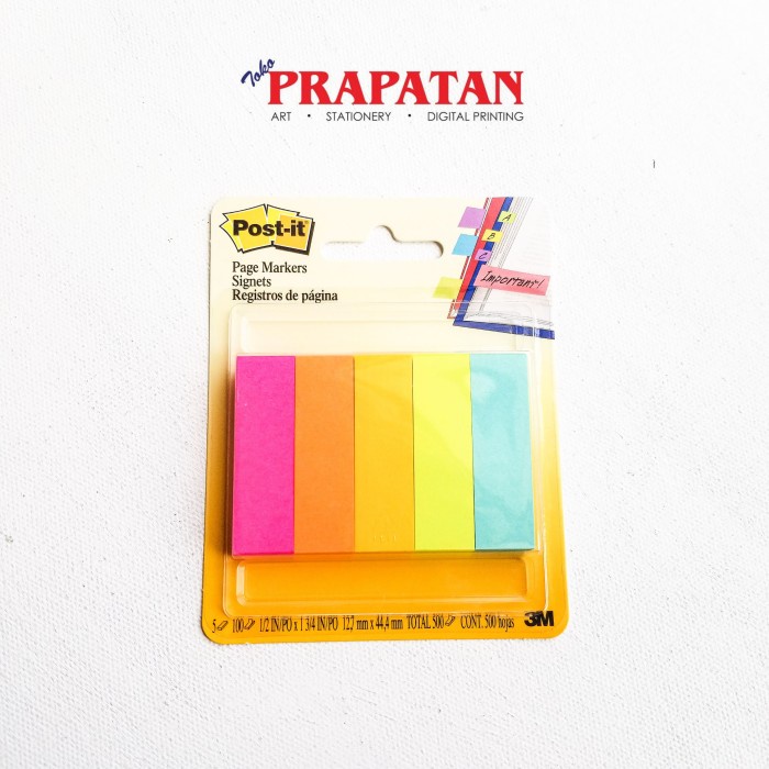 

Post-it Page Markers 670-5AN / Sticky Notes RTO27