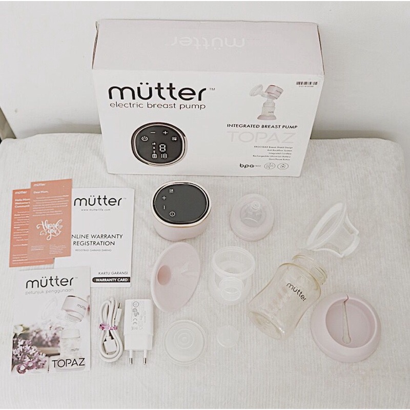 [PRELOVED] Mutter topaz Breastpump Portable Chargeable Pompa Asi