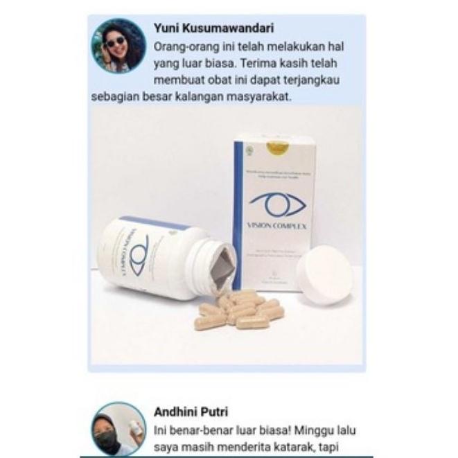 ORIGINAL VISION COMPLEX ASLI ORIGINAL MENGOBATI SEGALA PENYAKIT MATA AMAN BPOM