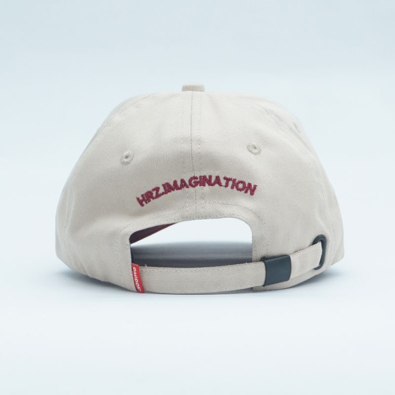 Omidoki Topi Polocaps Cream Maroon