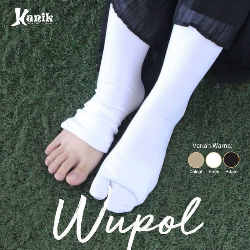 KAOS KAKI WANITA MUSLIMAH WUPOL WUDHU JEMPOL BY KANIK