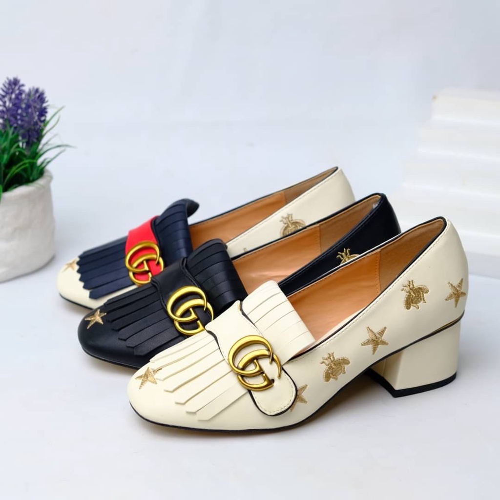 [7.7 Boombastis Sale⚡] - SEPATU WANITA HAK TAHU GC GCS008 HIGH HEELS PREMIUM IMPORT