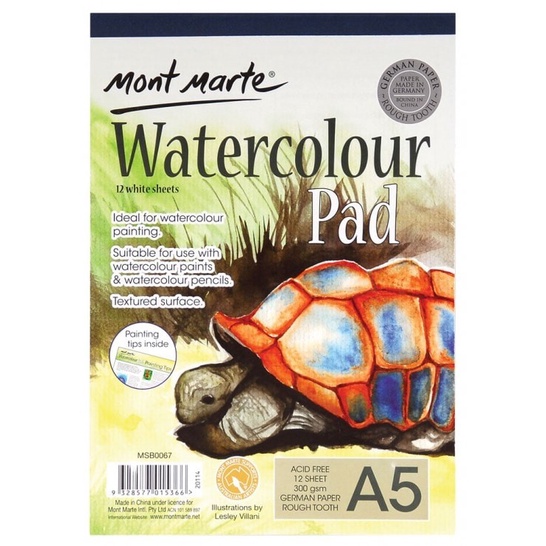 

Lucu Watercolour Pad / Buku Warna A5 Mont Marte Trendi