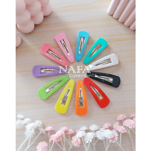 (10pcs) Jepit Tiptop warna