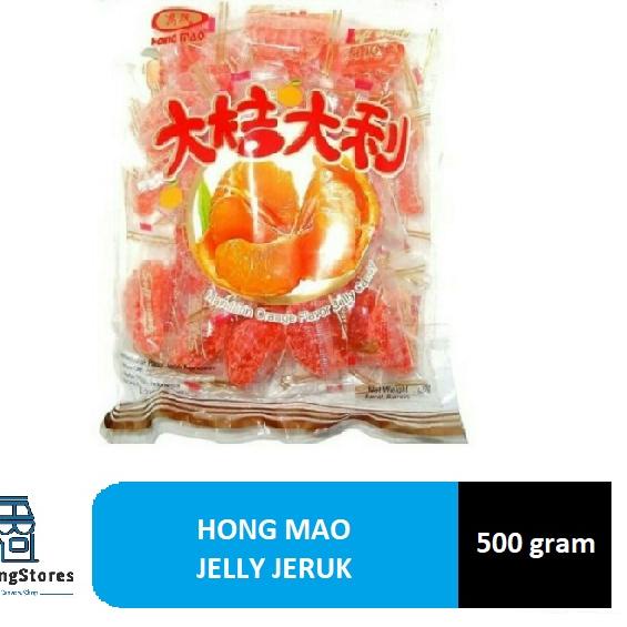 

TERLARIS BRANDS FESTIVAL Permen Jeli Rasa Jeruk Mandarin Hong Mao 500 gram !