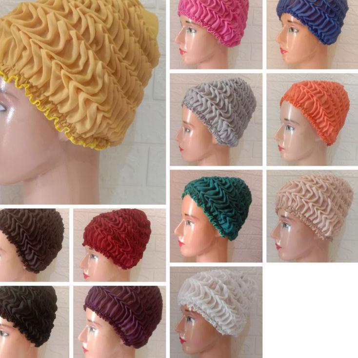 Kerpus nenek Ciput Mbah kupluk kain songkok karet hijab [SV.18Oc22ᴬ]