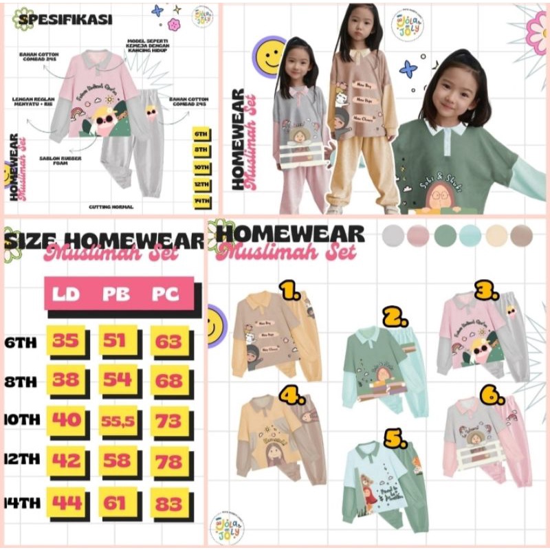 SET MUSLIMAH JOLA & JOLY