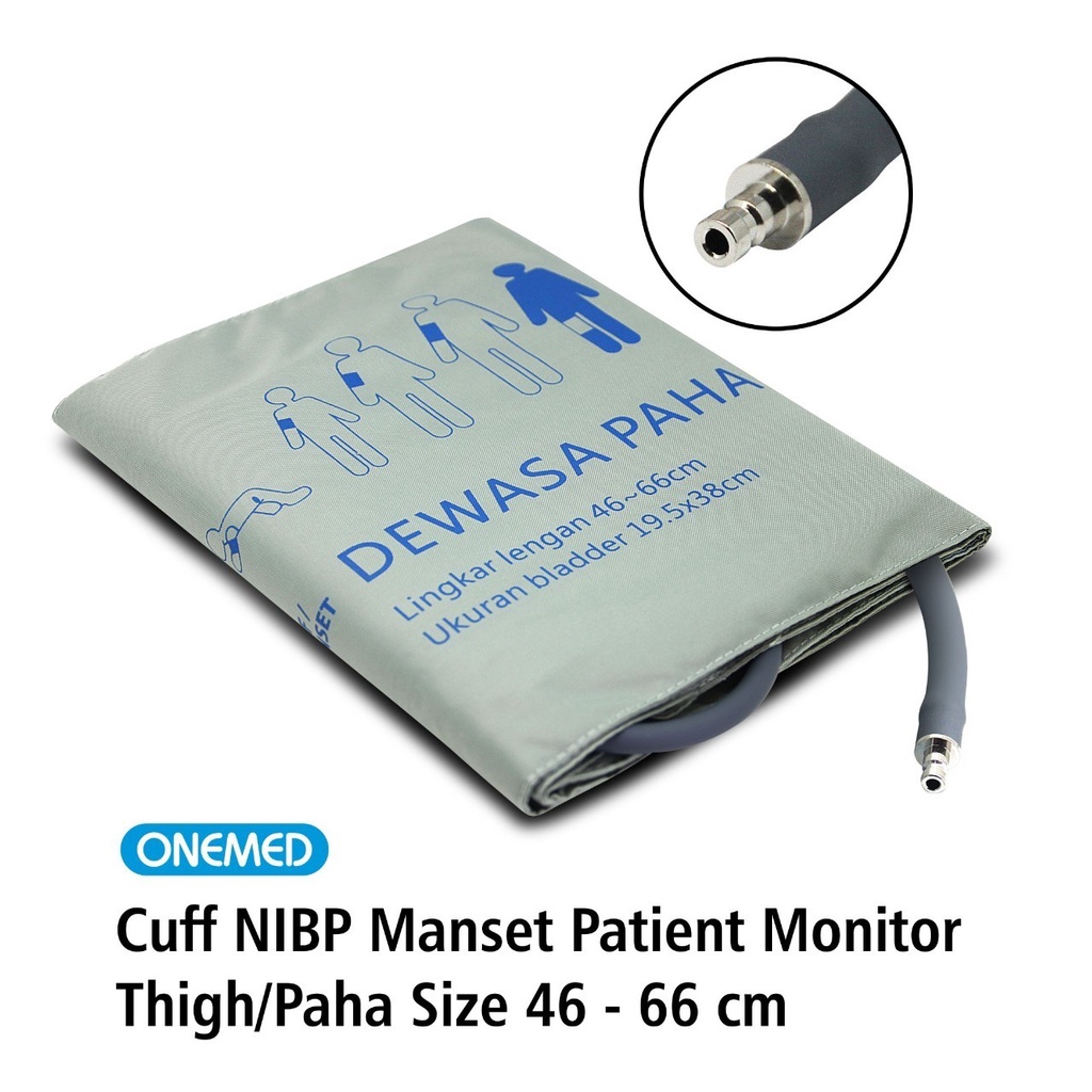 OneMed Cuff NIBP Manset Pasien Monitor Thigh / Paha 46-66cm