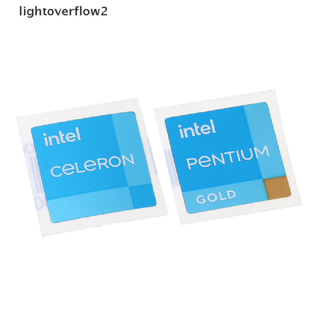 (lightoverflow2) 5pcs / Set Stiker 11 Generation i3 i5 i7 VPRO Untuk CPU / Laptop / Desktop (ID)