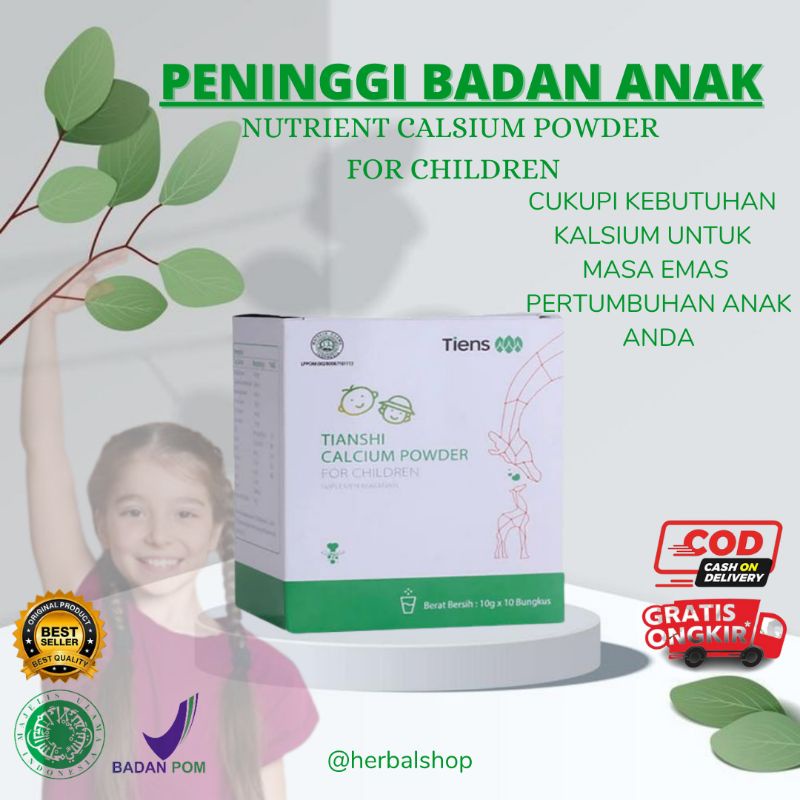Tiens Calcium Powder For Children Susu Ncp Peninggi Badan Vitamin Penambah Tinggi Badan Susu Kalsium