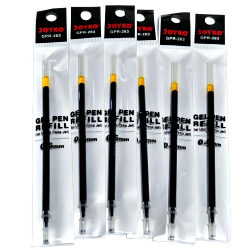 [ERA] Gel Pen Refill Isi Ulang Pen Isi Pulpen Joyko GPR-203 0.5 mm 24pcs