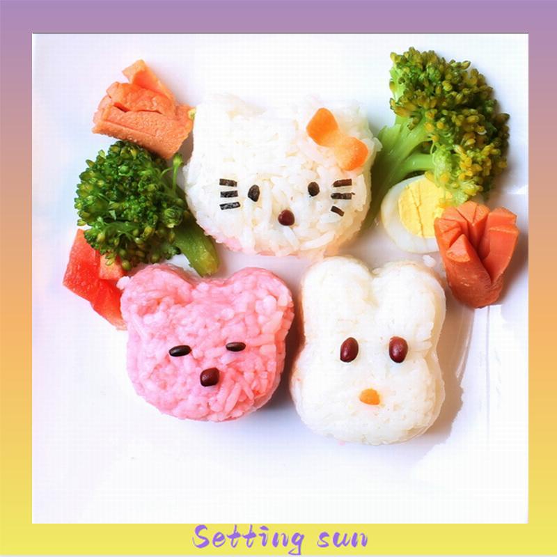 Cetakan Nasi Bola Rice Mold Cetakan Nasi Dengan 3 Motif Lucu Bola Shake TN