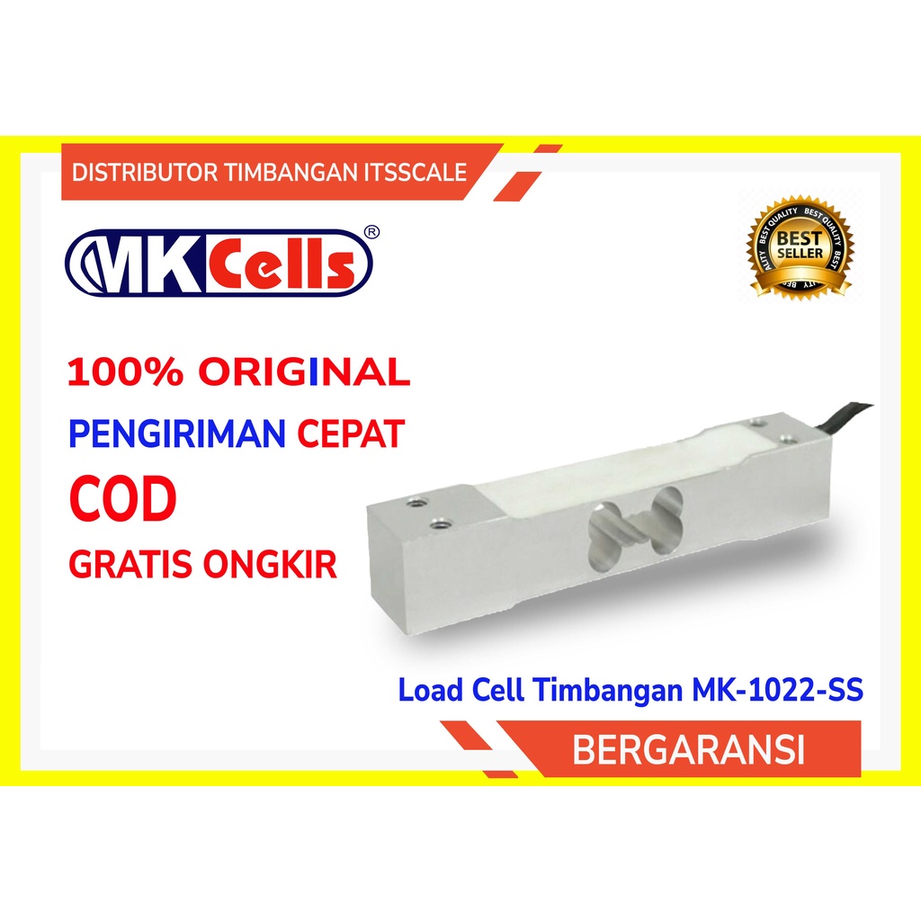 Load Cell Timbangan MK Cell MK-1022-SS / Load Cell Kap. 5kg-40kg