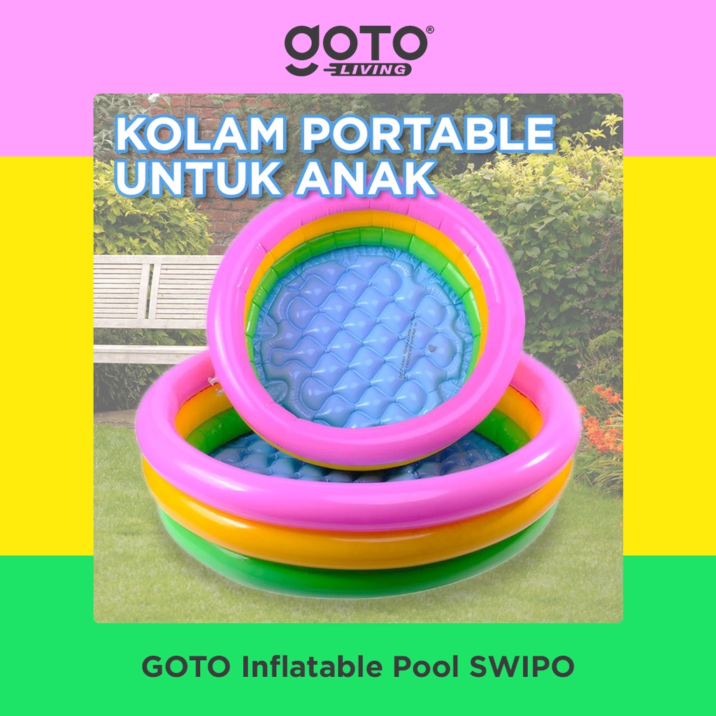 Goto Swipo Kolam Renang Mandi Bola Anak Jumbo Swimming Baby Pool