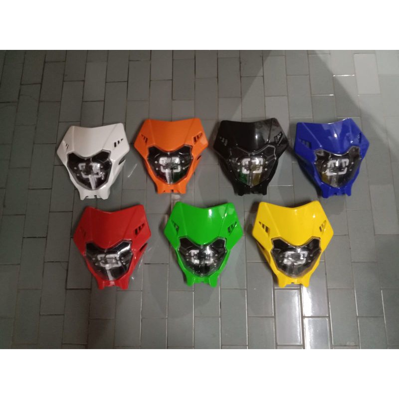 lampu depan crf 150l daymaker terbaru batok lampu depan crf 150