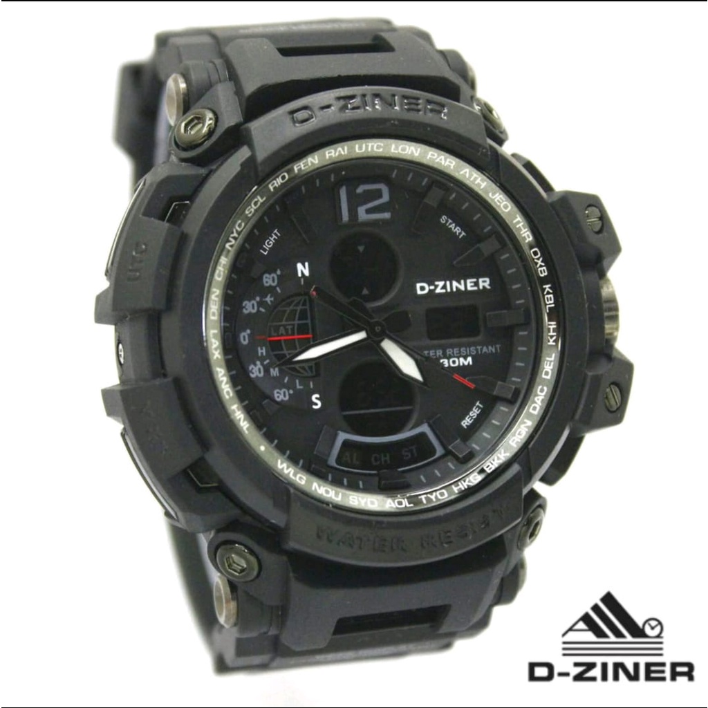 JAM TANGAN PRIA DZINER 8228 D-ZINER 8228 ORIGINAL ANTI AIR