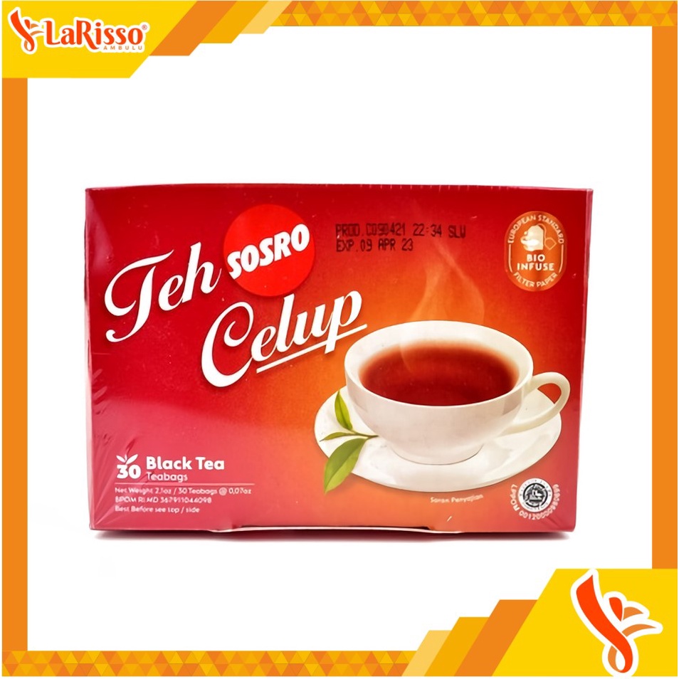 

TEH SOSRO CELUP HITAM ASLI BOX 30'S