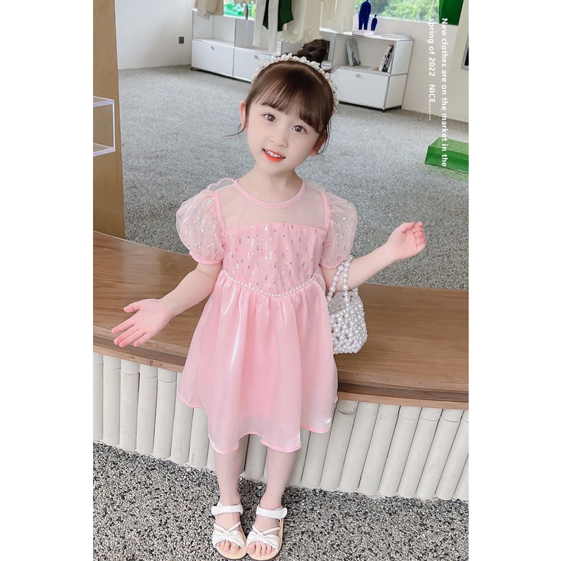 [PRINCESS KESLI] SIZE(90-140) Dress Pesta Kupu-kupu Anak Perempuan Dres Anak Cewek 1-8tahun kado Ulth anak Perempuan