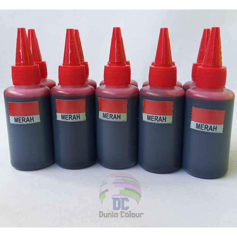 

Tinta Stampel Flash 100ML Warna Merah