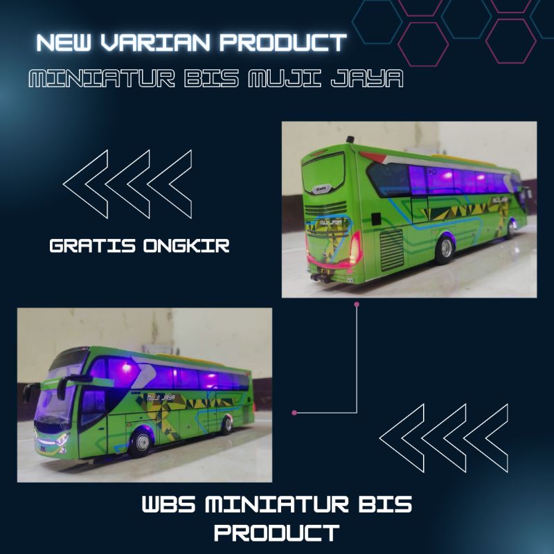 Miniatur Bis MUJI JAYA