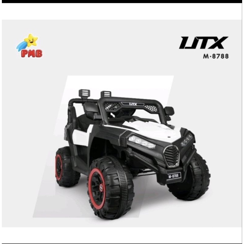 MOBIL AKI MAINAN ANAK JEEP UTX DOUBLE DINAMO PMB M 8788