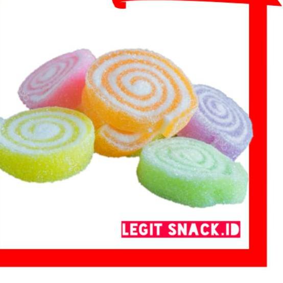 

11.11✔️Permen Jeli Thailand / Fruit Jelly Roll Candy / Jelly Rol Lingkaran Circle 250 Gram|SQ7