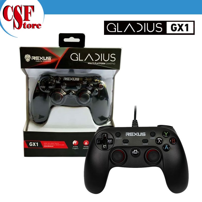 Jual Rexus Gladius Gx Pro Stick Gaming Gamepad Controler Usb Pc