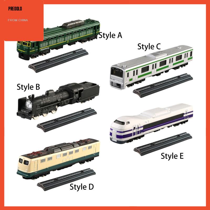 [Predolo] High Speed Train Toy Creative Play Diecast for Kids Children Birthday Gifts