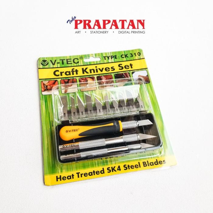 

V-Tec Ck310 Craft Knives Set / Alat Pisau Ukir / Alat Pahat 064
