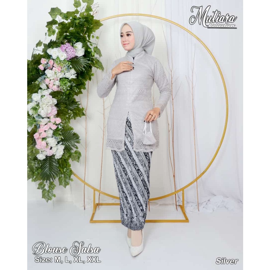 Kebaya tunik modern Kebaya brukat jumbo Kebaya brukat couple murah Size M L XL XXL