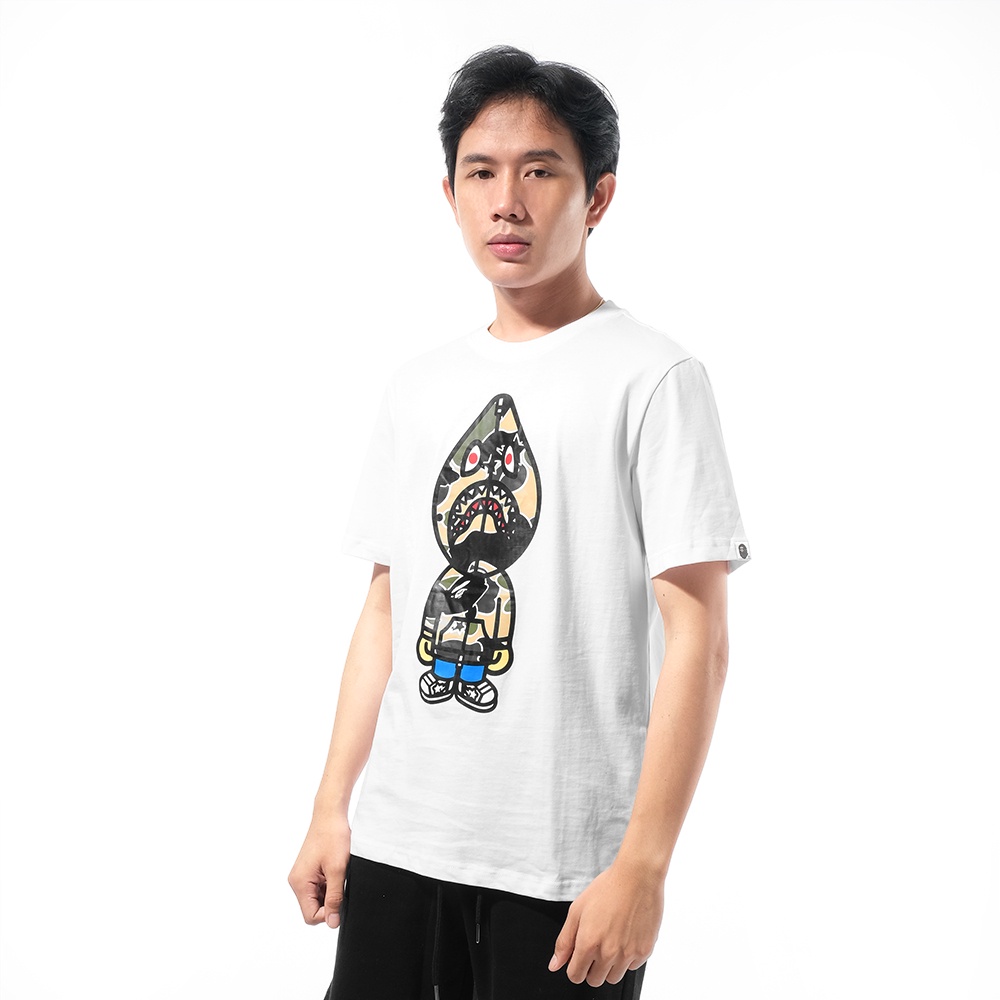 A Bathing Ape Camo Shark T-Shirt Black