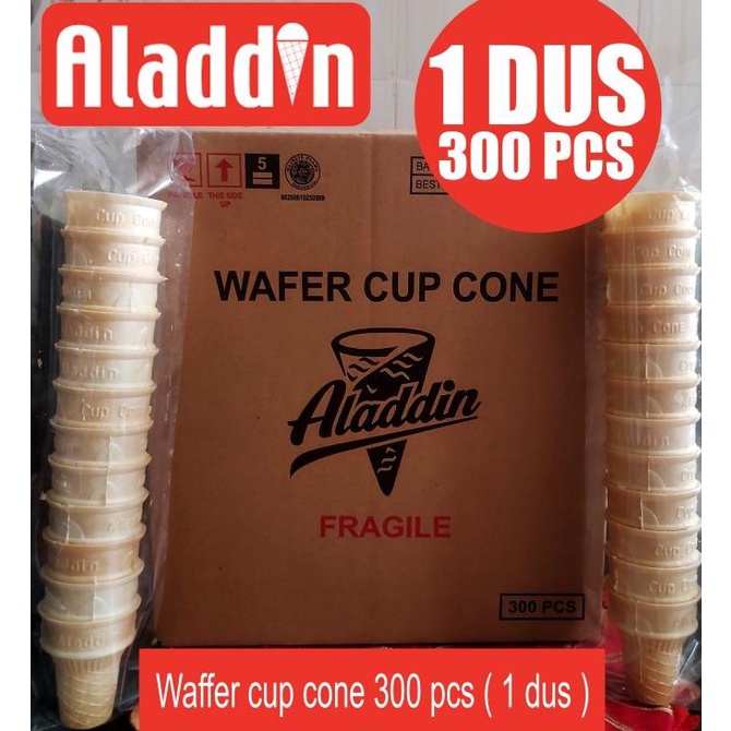 Cup Cone Ice Cream merk Aladdin / Wafer Cup Cone Aladdin Termurah