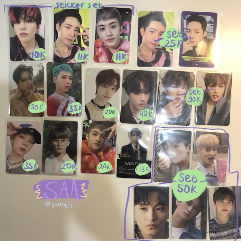 PC Photocard Mark shotaro sungchan ten dicon glimo universe nct 2021 dad baseball