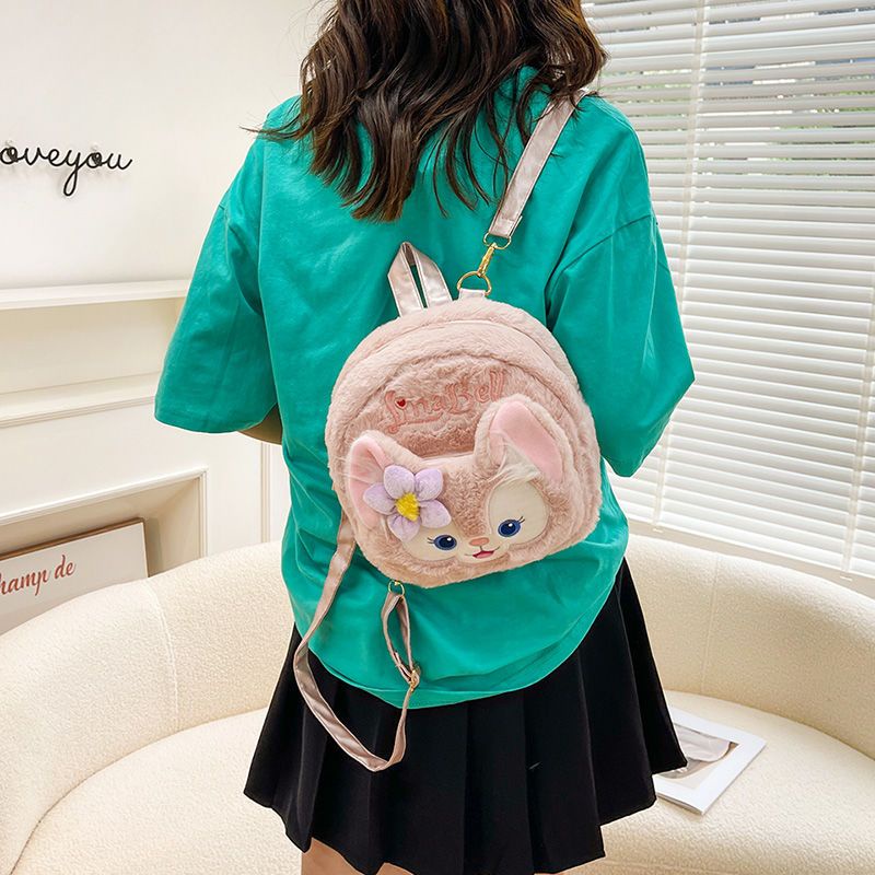 ⊕Sera Impor Lingna Belle Tas Kartun Jepang Chuansha Daji Ransel Lucu Boneka Mewah Tas Bahu Anak Ransel