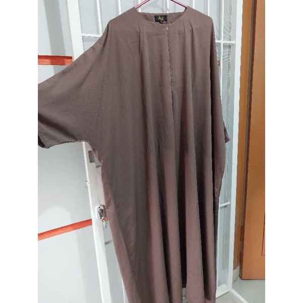 PRELOVE HULYA ABAYA PREMIUM size S BY ALARETA.ID warna DEEP TAUPE