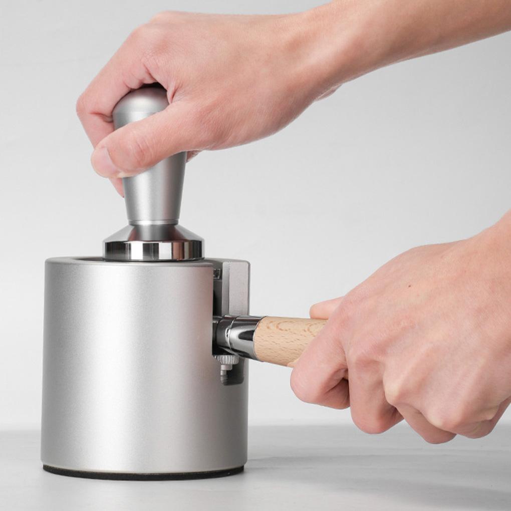 Coffee Tamper Pressure 58mm Stainless Steel DIY Press Bubuk Palu Dapat Dicuci Reusable Leveler Supply Untuk Cafe Rumah Tangga Kantor