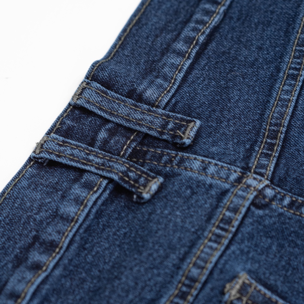 Bajubaja classic denim pants / celana jeans biru stretch slimfit pria