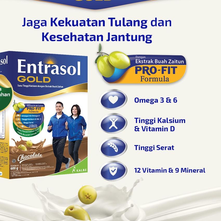 

✨COD✨ ENTRASOL GOLD CHOCOLATE 600 G buruan