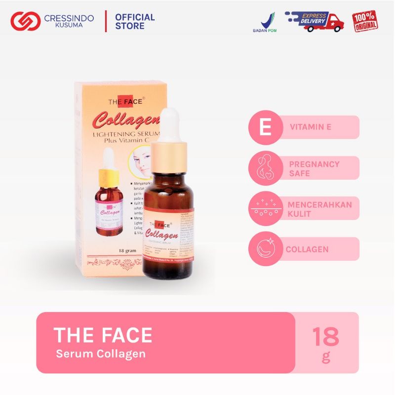 The Face Collagen Serum 18 g Whitening