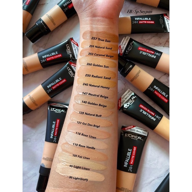 READY WARNA BARU L'OREAL Infallible 24H Matte Cover Foundation