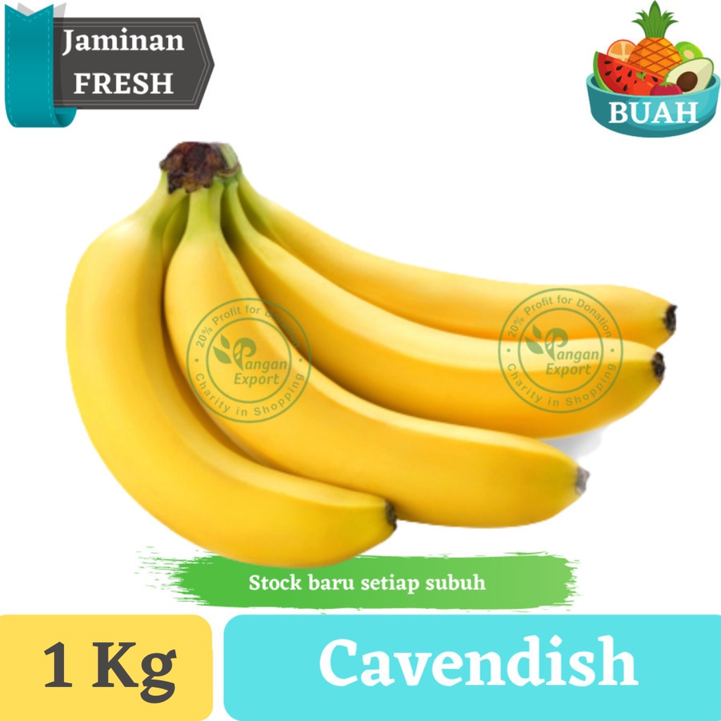 

Pisang Cavendish 500gr | Cavendish banana Pisang Ambon Putih