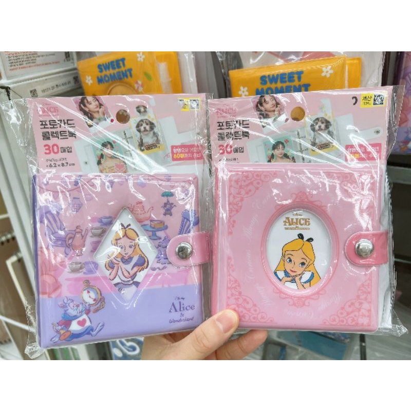 [READY] Collect Book Daiso Alice in Wonderland Disney Kolbuk Photocard Kpop 30 Sleeve Ring